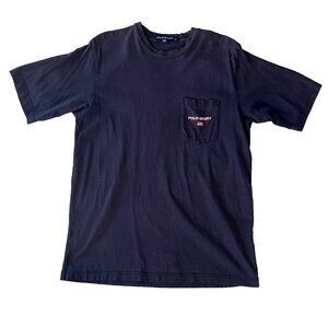 POLO SPORT T Shirt Vintage Pocket Tee Blue Navy Men's 00s Y2K XL Ralph Lauren